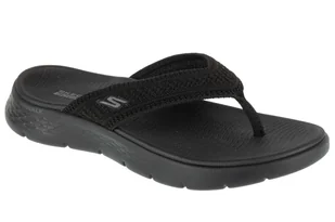 Skechers Go Walk Flex Sandal - Holly 141459-BBK, Damskie, japonki, Czarne - Moda i Uroda OUTLET - miniaturka - grafika 1
