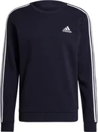 Bluzy męskie - Adidas Bluza męska adidas Essentials Sweatshirt granatowa GK9111 - miniaturka - grafika 1