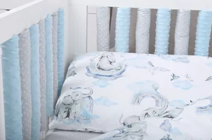 Babymam ochraniacz modułowy do łóżeczka minky 20el - Ochraniacze do łóżeczka - miniaturka - grafika 1