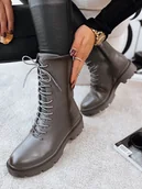 Botki damskie - Botki damskie REDBIS szare Dstreet ZY0453-36 - miniaturka - grafika 1