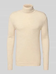 Sweter z dzianiny z golfem model ‘BRANKO’ - Swetry męskie - miniaturka - grafika 1