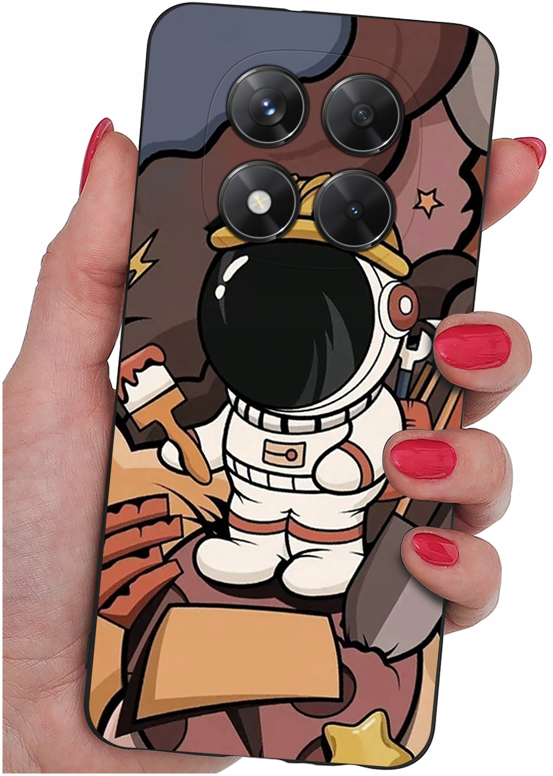 ETUI do Xiaomi Redmi Note 14 Pro 5G WZORY SILIKONOWE MATT CASE