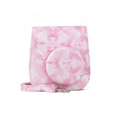 Torby fotograficzne i futerały - LOVEINSTANT Pokrowiec Instax Mini 11 Akwarele Różowe Rozmycia - miniaturka - grafika 1