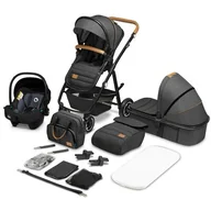 Wózki dziecięce - Lionelo wózek spacerowy Amber 3w1 Grey Graphite - miniaturka - grafika 1