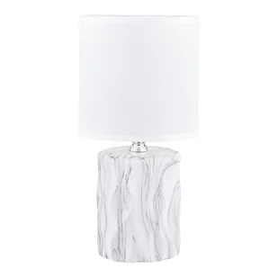 Lampa stołowa z podstawą marmurkową HS8603-WH z serii STOŁOWA - Lampy stojące - miniaturka - grafika 1