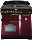 Kuchenki gazowo-elektryczne - Falcon Classic Deluxe 90 Żurawinowy mosiądz - miniaturka - grafika 1