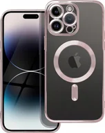 Etui i futerały do telefonów - OEM Futerał ELECTRO MAG COVER kompatybilny z MagSafe do IPHONE 16 Plus złoty róż - miniaturka - grafika 1