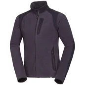 Bluzy sportowe męskie - Męski sweter Northfinder Szymon Rozmiar: M / Kolor: czarny - miniaturka - grafika 1