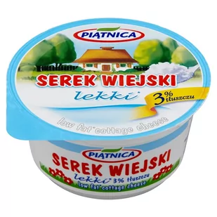 Piątnica Serek wiejski lekki 150 g - Sery - miniaturka - grafika 1