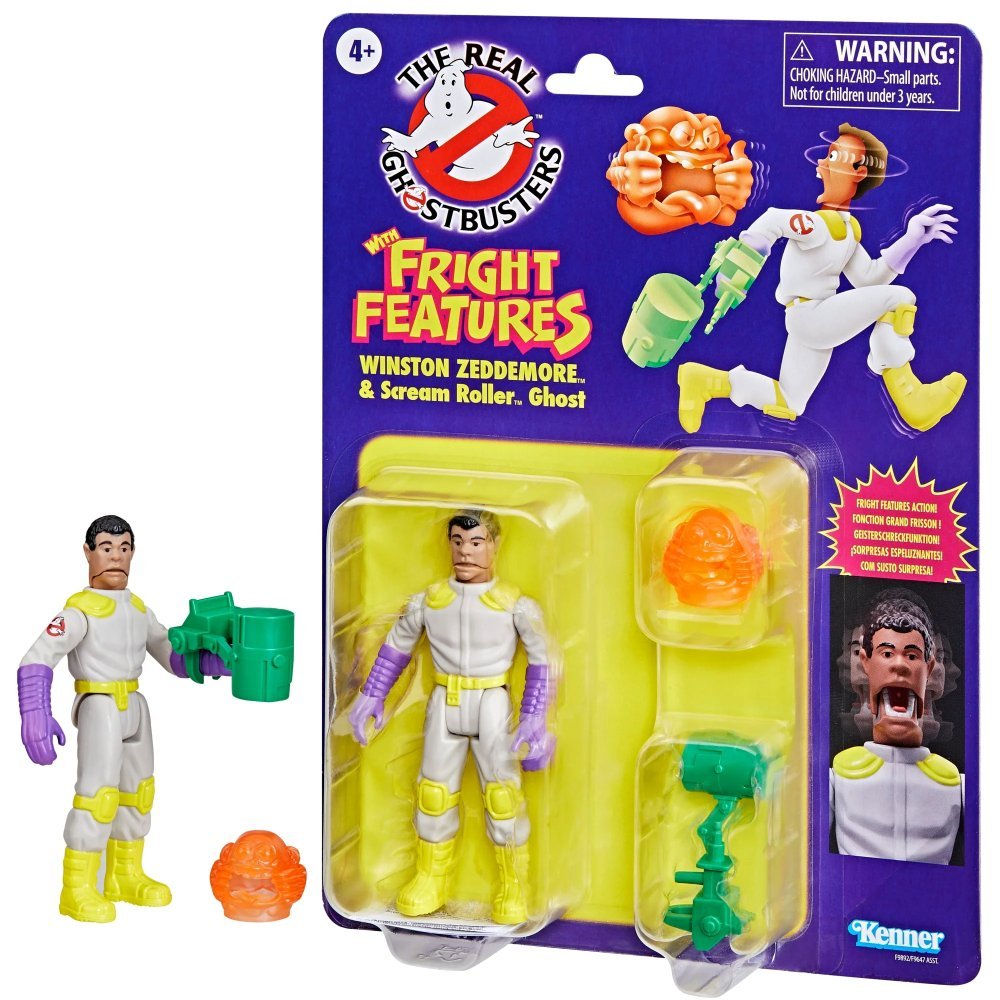 ghostbusters - winston & scream roller gh. - fig. kenner classics 12cm