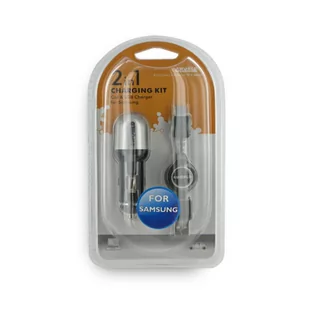 4World Zest. do lad. GSM 2w1 Samsung,USB i sam.12/24V AT4WOZ00026 [486551] - Ładowarki do telefonów - miniaturka - grafika 1