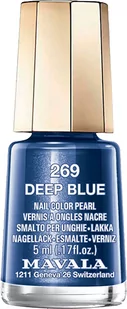Lakier do paznokci Mavala Nail Polish 269 Deep Blue 5 ml (7618900912694) - Lakiery do paznokci - miniaturka - grafika 1