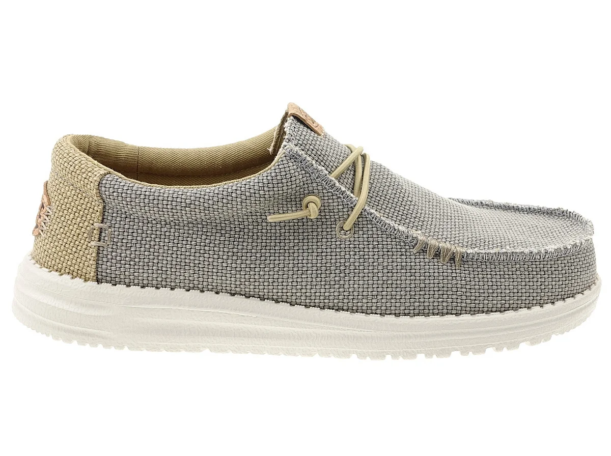 Buty męskie HEY DUDE WALLY BRAIDED 40003-1YF Szary 38