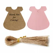 Akcesoria do pakowania - Podziękowanie Dla Gości Baby Shower Girl Dziewczynka Upominki - miniaturka - grafika 1