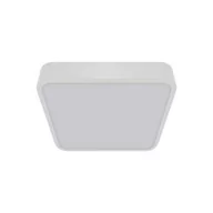 Lampy sufitowe - Kwadratowa lampa sufitowa Torem LED 16W biała do jadalni - miniaturka - grafika 1