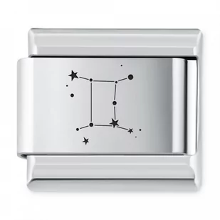 Murrano ITALIAN CHARMS Znak zodiaku konstylacje Bliźnięta IH-102 - Charmsy - miniaturka - grafika 1