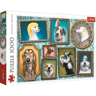 Trefl Puzzle 1000 elementów Wesołe pieski, Psia galeria 5_781382 - Puzzle - miniaturka - grafika 1