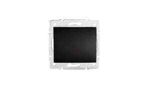 Kanlux LOGI Łącznik schodowy 10AX 250V 021050142 czarny mat 33616 33616 - Wyłączniki światła i elektryczne - miniaturka - grafika 1