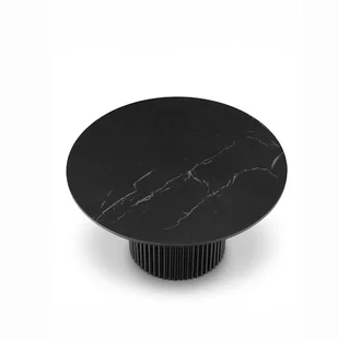 Stolik ryflowany z Kamiennym blatem - Kleo - Ławy i stoliki kawowe Stolik ryflowany z Kamiennym blatem - Kleo - Ławy i stoliki kawowe - miniaturka - grafika 1