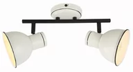 Lampy sufitowe - Candellux Listwa reflektorowa ZUMBA biało-czarna E14 - miniaturka - grafika 1