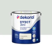 Farby wewnętrzne - Dekoral Farba Effect 3w1 Szary popielaty 2.5 l - miniaturka - grafika 1
