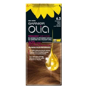 Garnier Olia farba do włosów 6.3 Złocisty Jasny Brąz 66672-uniw - Farby do włosów i szampony koloryzujące - miniaturka - grafika 2