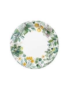 TALERZYK PAPIEROWY FLORAL FRAME 8 SZTUK 18CM POL-MAK - Długopisy - miniaturka - grafika 1