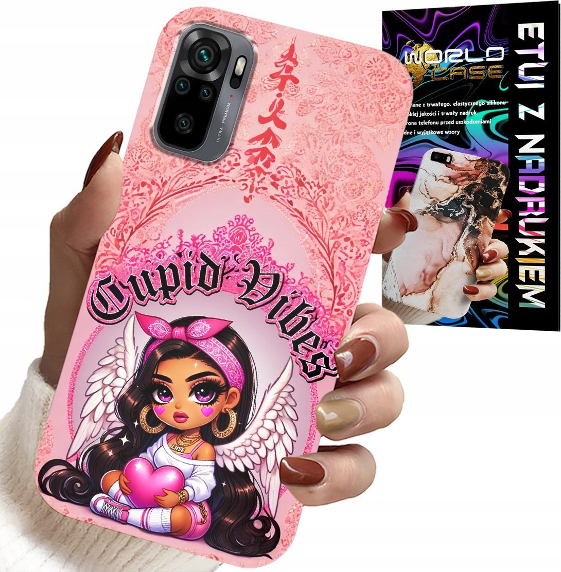 ETUI DO XIAOMI NOTE 10 / 10S - CUPID VIBES Z UROCZĄ ANIOŁKIEM PLECKI