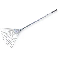 Grabie i motyki - Grabie wachlarzowe metalowe 19 cm, regulowane z trzonkiem - miniaturka - grafika 1