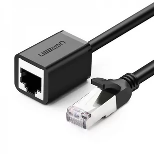 Ugreen Kabel sieciowy UGREEN przedłużacz Ethernet RJ45 Cat 6 FTP z metalową wtyczną 2m czarny UGR261BLK - Kable miedziane - miniaturka - grafika 4