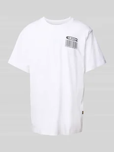 T-shirt z nadrukiem z logo - Koszulki męskie - miniaturka - grafika 1