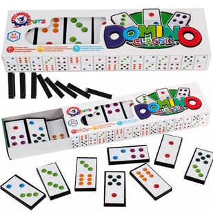 Domino klasyczne Technok - gra - Gry planszowe - miniaturka - grafika 1