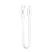 Kable USB - Dudao krótki kabel USB Typ C - Lightning 65 W 28 cm Power Delivery biały (L6XE white) - miniaturka - grafika 1