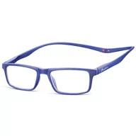 Okulary korekcyjne, oprawki, szkła - Okulary Na MAGNES do Czytania PLUSY Damskie Męskie MR59B moc :+2 - miniaturka - grafika 1