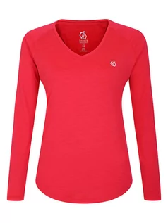 Koszulki sportowe damskie - Dare 2b Koszulka funkcyjna "Discern" w kolorze czerwonym - grafika 1