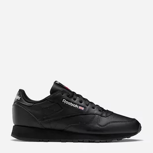 Męskie buty sportowe Reebok Classic Leather 100008494 50 (15US) 33 cm Czarne (4065419128055) - Buty sportowe męskie - miniaturka - grafika 1