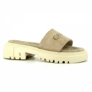 Klapki damskie zamszowe CARINII - Carinii - Klapki i japonki damskie - miniaturka - grafika 1