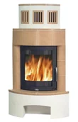 Piece wolnostojące - ABX Piec kaflowy Normandie Tabac - miniaturka - grafika 1
