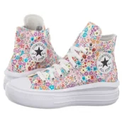 Trampki damskie - Trampki CTAS Move Hi White/Cactus Bud A14968C (CO797-a) Converse - miniaturka - grafika 1