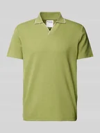 Koszulki męskie - Koszulka polo o kroju regular fit z kołnierzem z połami model ‘ADLEY WAFFLE’ - miniaturka - grafika 1