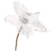 Ozdoby bożonarodzeniowe - Gwiazda betlejemska 23 cm biała poinsecja ozdoba świąteczna CA0799 - miniaturka - grafika 1