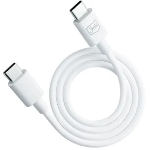 3mk Hyper USB-C do USB-C 100W 1.2m Biały - Kable USB - miniaturka - grafika 1