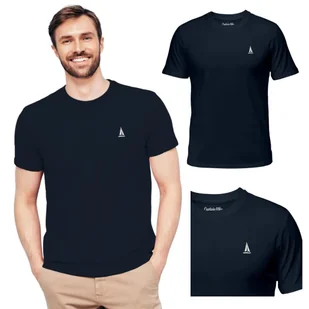 Koszulka męska Z HAFTEM BAWEŁNA TURECKA, T-shirt Captain Mike XXL - Koszulki męskie Koszulka męska Z HAFTEM BAWEŁNA TURECKA, T-shirt Captain Mike XXL - Koszulki męskie - miniaturka - grafika 1