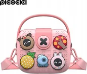 Plecaki szkolne i tornistry - PICOCICI Torba dla dzieci K11 różowa - miniaturka - grafika 1