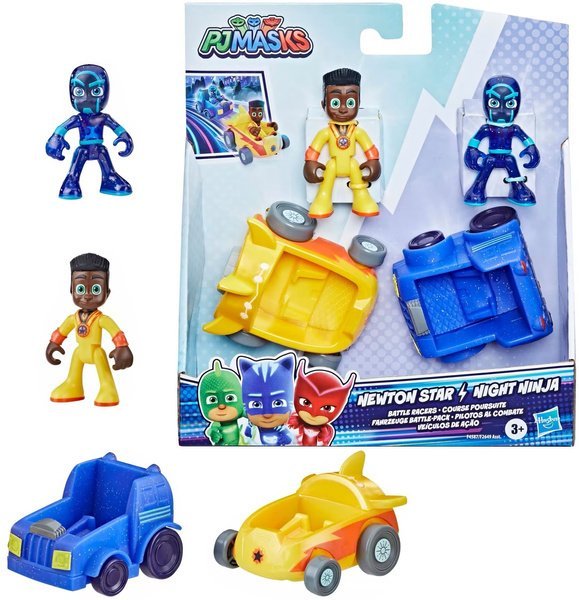 Figurka Jada Toys PJ MASKS figurki pojazdy NEWTON STAR i NIGHT NINJA HASBRO F4587 PIDŻAMERSI