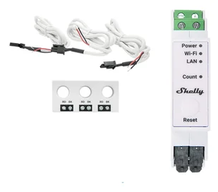 Shelly Pro 3EM-3CT63 licznik kosztów zużycia energii elektrycznej Prąd przemienny - Liczniki energii elektrycznej - miniaturka - grafika 1