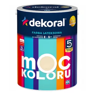 Dekoral Farba Akrylit W Beżowy Jasny 5 L - Farby olejne i specjalne - miniaturka - grafika 2
