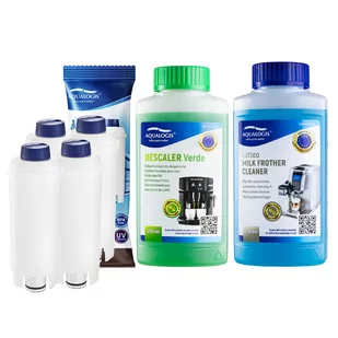 Zestaw Delonghi - AL-S002 4szt, Uniwersalny Odkamieniacz 250ml, Latteo 250ml - Akcesoria i części do ekspresów do kawy - miniaturka - grafika 1