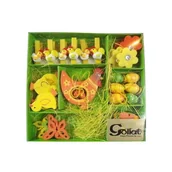 Dekoratorstwo - Komplet 13 Wielkanocnych Ozdób Drewnianych do Zawi - miniaturka - grafika 1