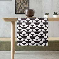 Obrusy i serwetki - Bieżnik stołowy, runner, obrus czarno biały Retro 40x140 cm - miniaturka - grafika 1